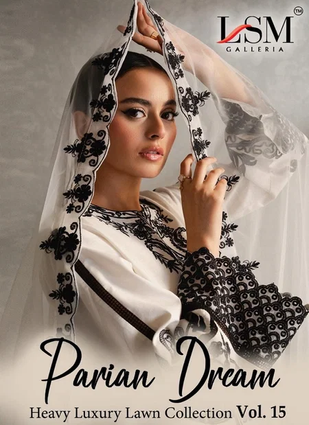 Parian Dream Vol 15 By Lsm Lawn Cotton Dress Material Orders In India

